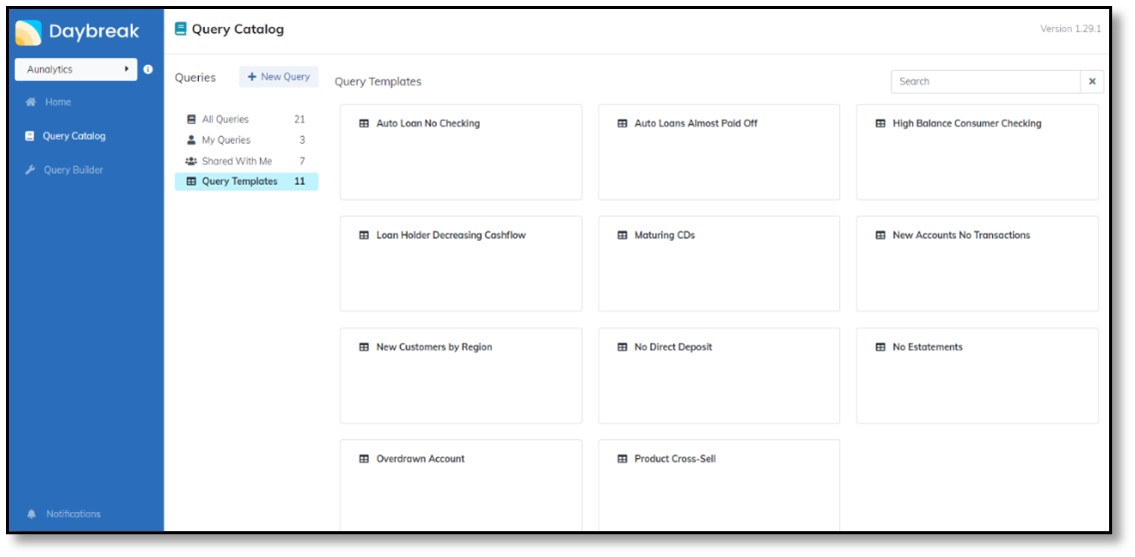 Query Catalog