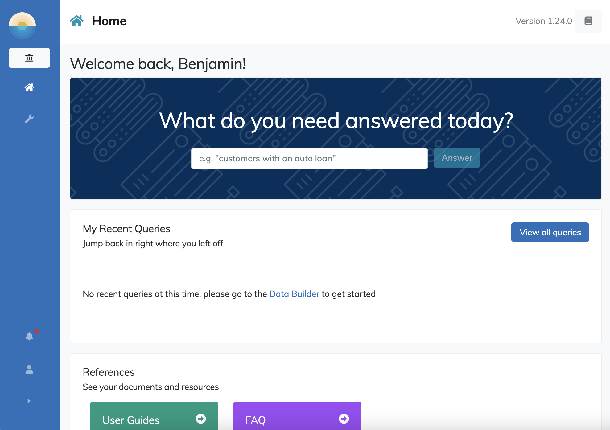 new landing page