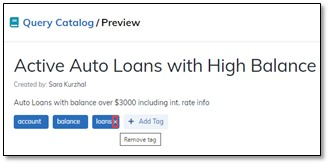 Query Catalog Remove