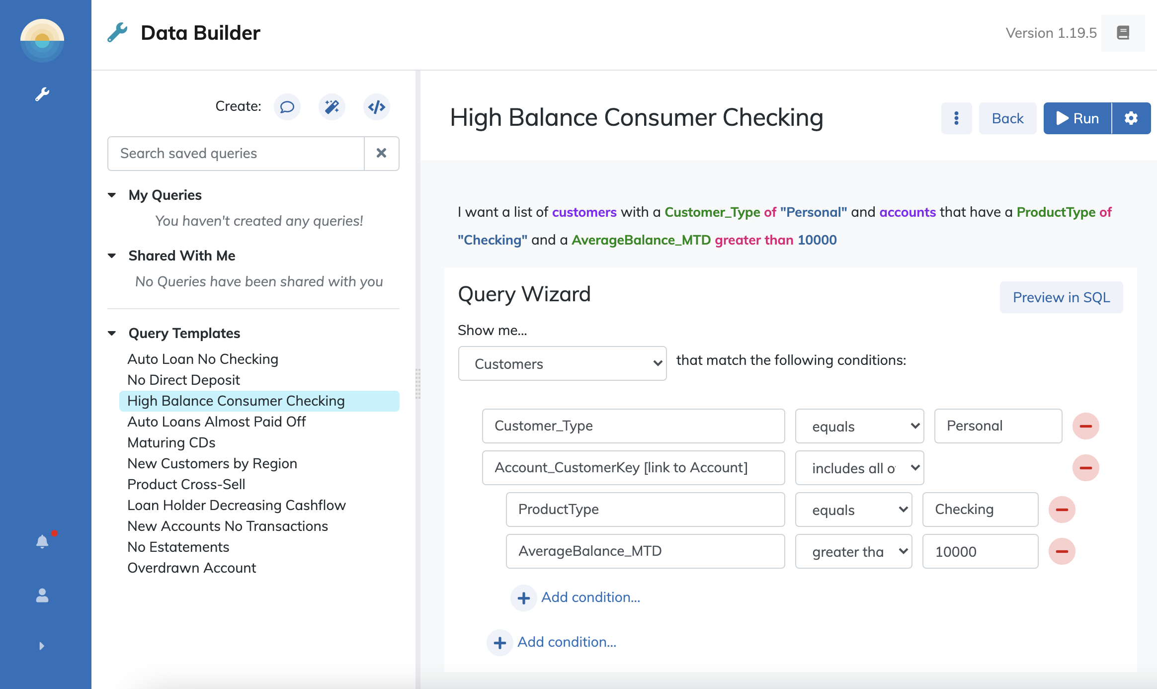Query Wizard Example