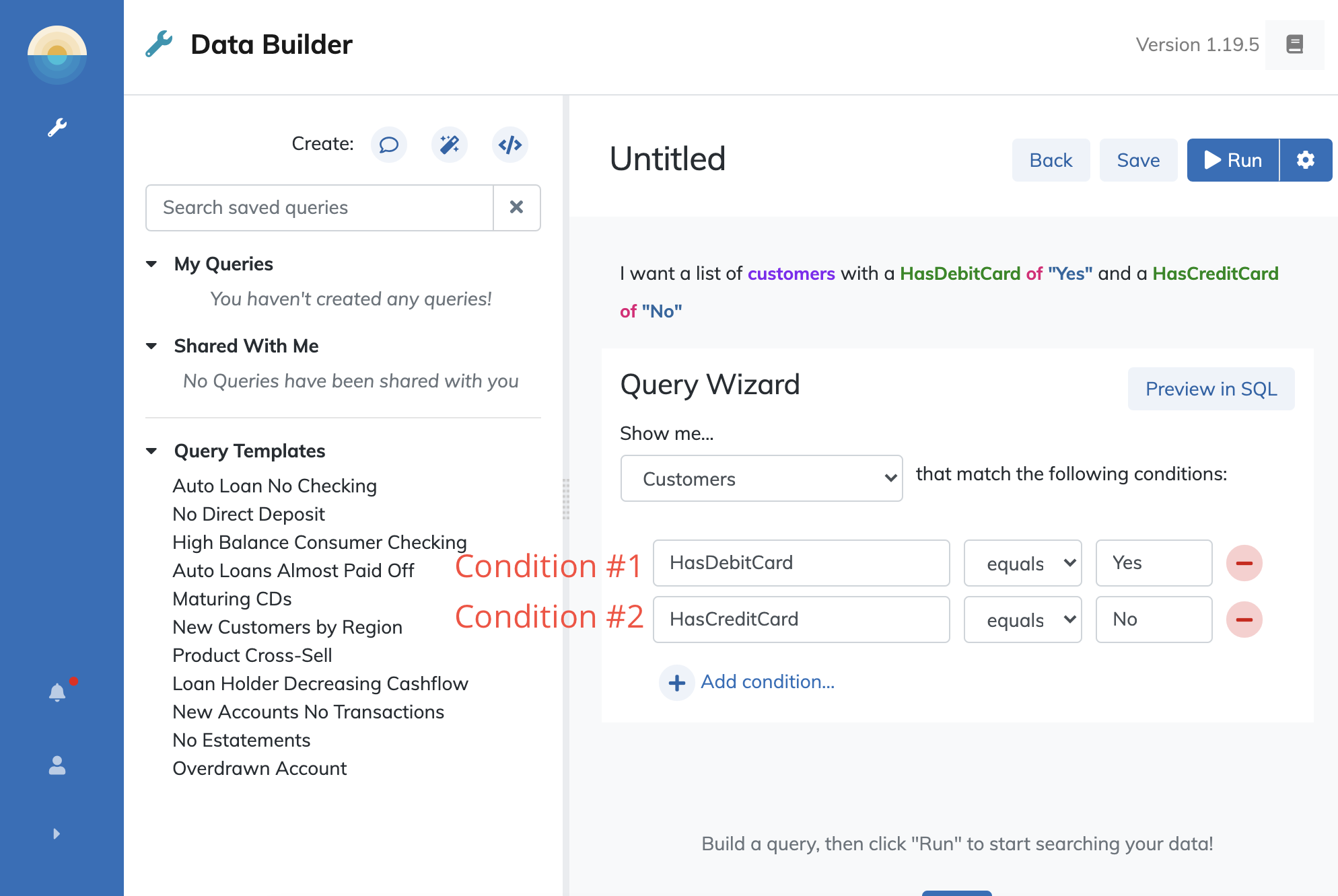 Query Wizard Step 3